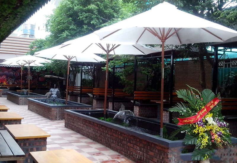 Những Mẫu Dù Che Quán Cafe Bar Spa Sang Trọng ở Phú Giáo Thủ Dầu Một Bình Dương