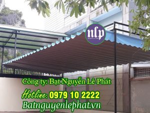 Cung Cấp Bạt Mái Xếp Lượn Sóng Che Nắng Che Mưa