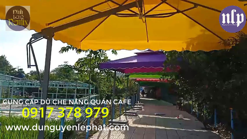 Dù che nắng mưa quán cafe giá rẻ tại Vũng Tàu