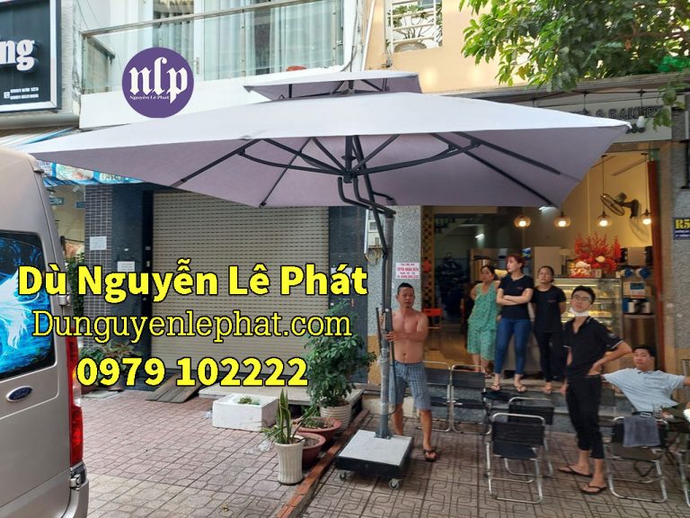 Dù Che Lệch Tâm Vuông