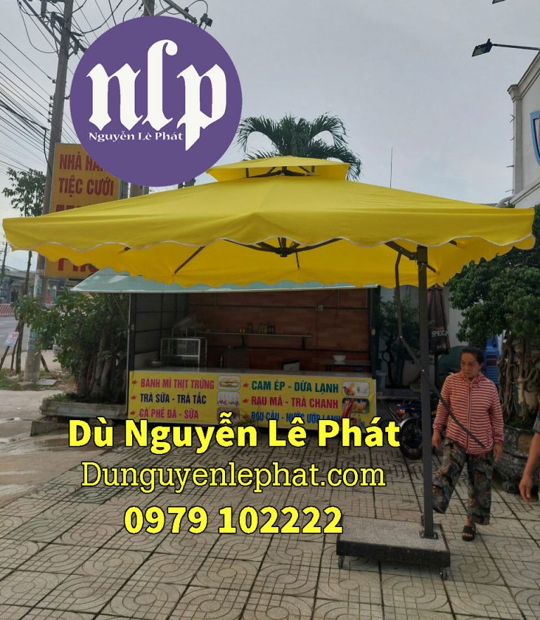 Dù Che Lệch Tâm Vuông