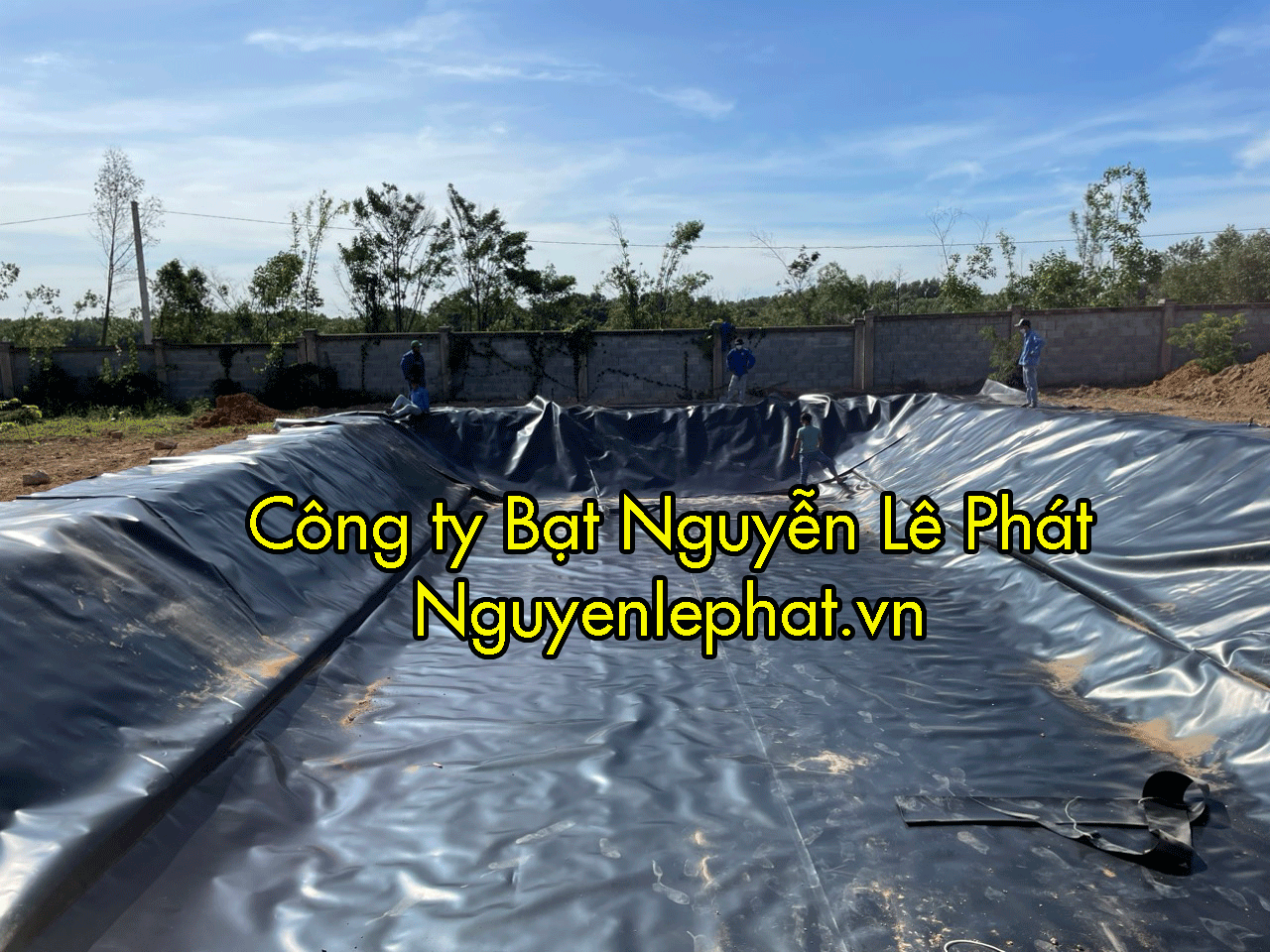 Bạt HDPE Lót Ao Hồ Chứa Nước Nuôi Cá Bến Cát