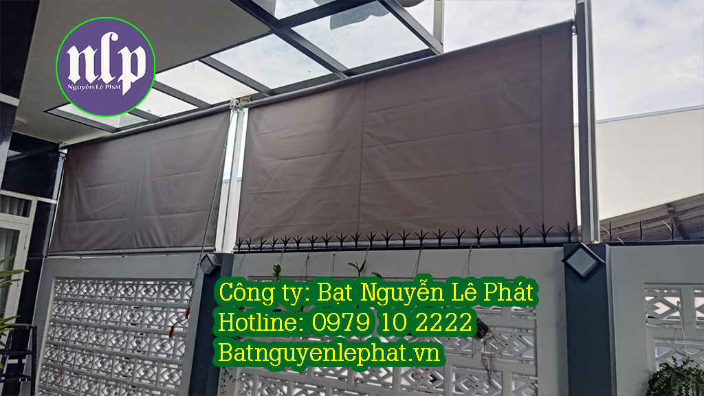 Bạt che nắng mưa tự cuốn tại gò vấp tphcm