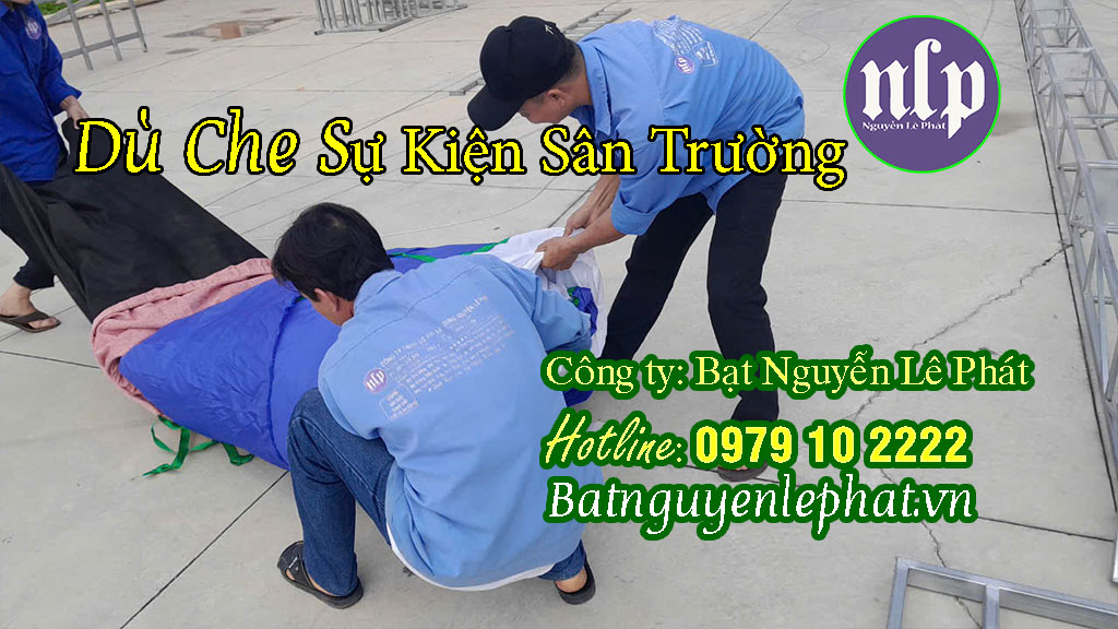 Dù che sự kiện sân trường học tại Nha Trang