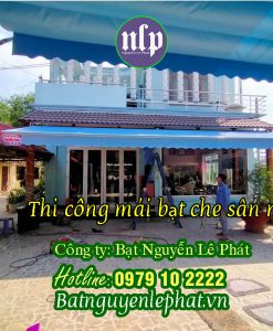 Bạt che nắng mưa tự cuốn quay tay tại Nhà Bè