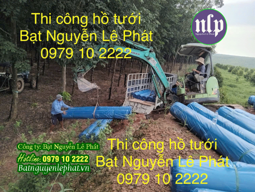 Bạt Lót Ao Hồ Chứa Nước Tại Đồng Phú