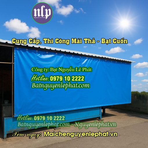 Bạt Che Nắng Mưa Giá Rẻ Quận 7 – Báo Giá Mái Thả Tự Cuốn Đẹp Rẻ Quận 7 HCM