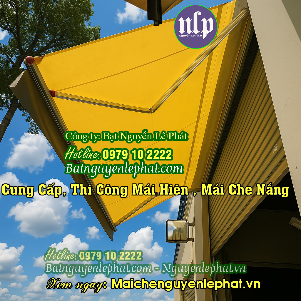 Mái hiên mái xếp Bình Dương