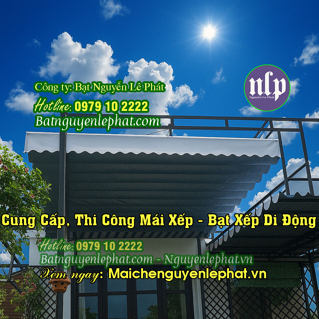 Lắp Mái che nắng mưa Dĩ An, mái hiên di động Bình Dương giá rẻ