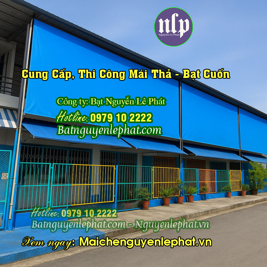 phụ kiện mái hiên mái xếp bạt kéo che nắng mưa ngoài trời tại Biên Hòa