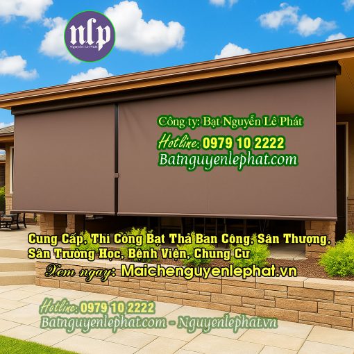 Bạt Che Nắng Mưa Tự Cuốn Tại Quận 2 TPHCM - Báo Giá Thay Mái Bạt Thả Tự Cuốn Quận 2