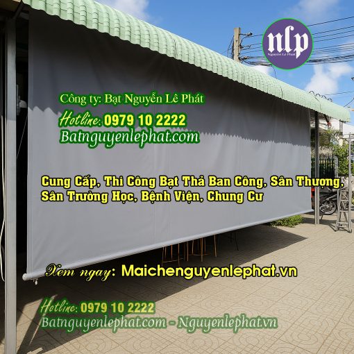 Bạt Che Nắng Mưa Tự Cuốn Tại Quận 2 TPHCM - Báo Giá Thay Mái Bạt Thả Tự Cuốn Quận 2