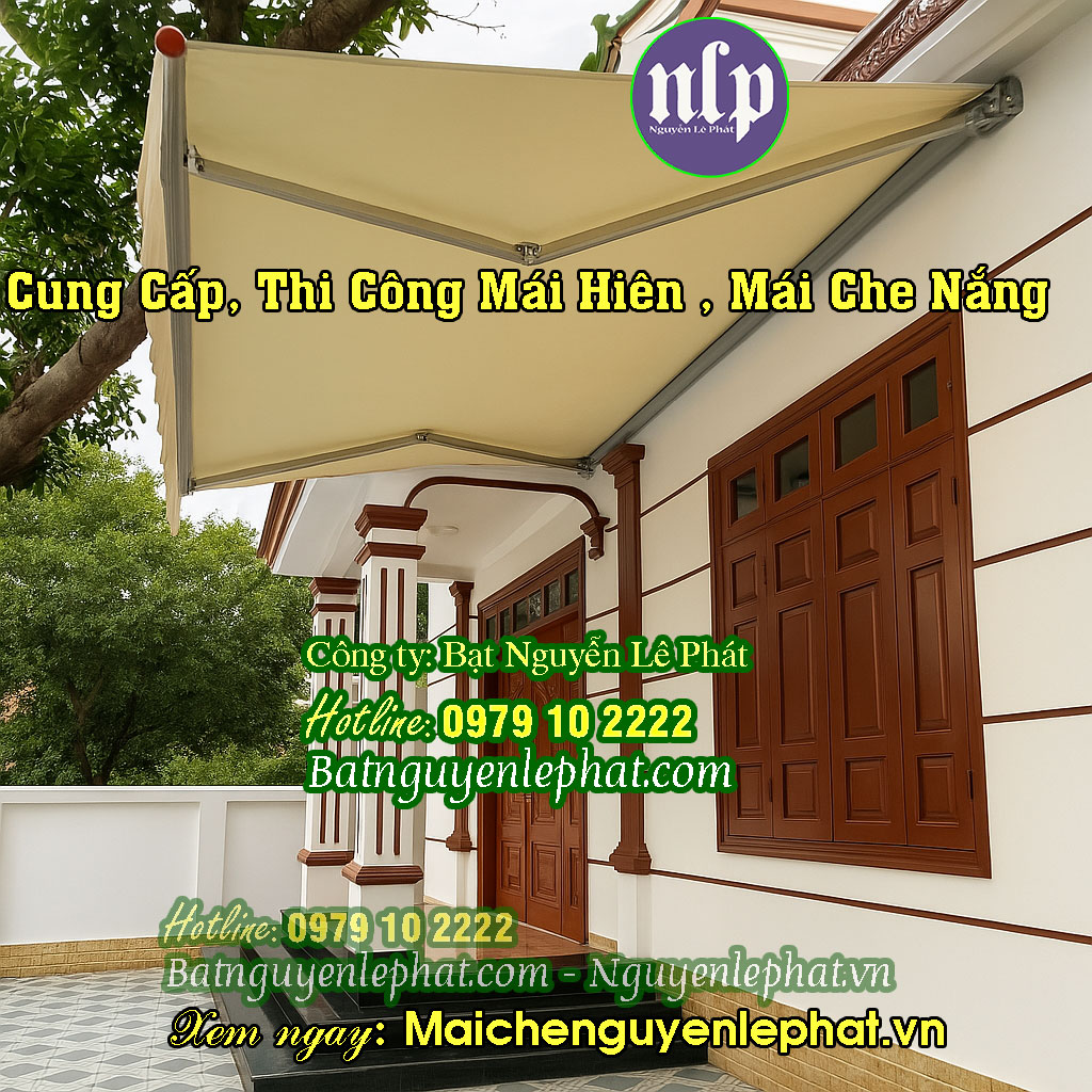 Lắp bạt mái che quay tay Biên Hòa Lắp bạt mái che quay tay Biên Hòa