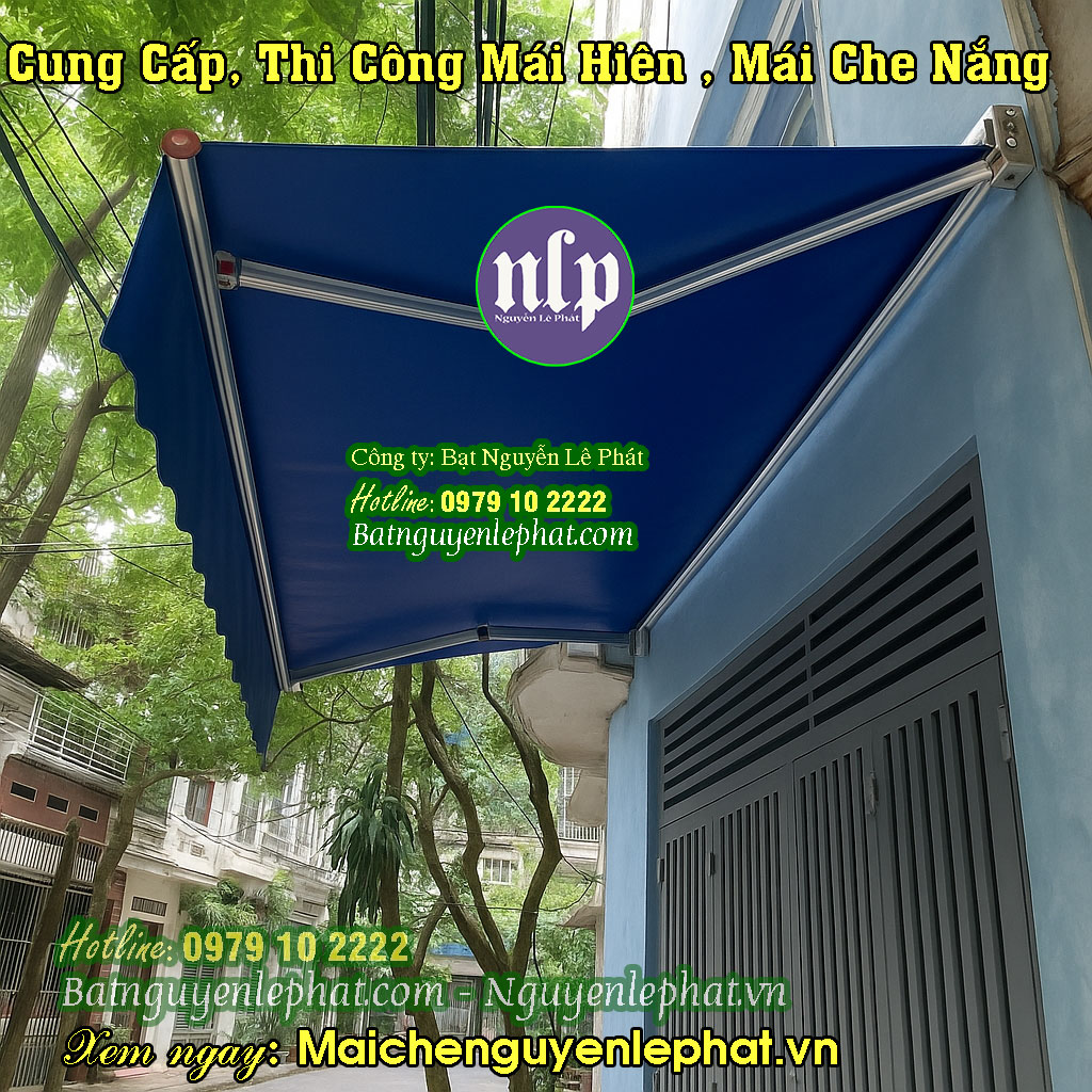 Mái hiên mái xếp Bình Dương