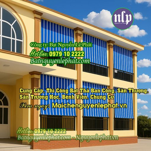 Bạt Che Nắng Mưa Giá Rẻ Quận 7 – Báo Giá Mái Thả Tự Cuốn Đẹp Rẻ Quận 7 HCM