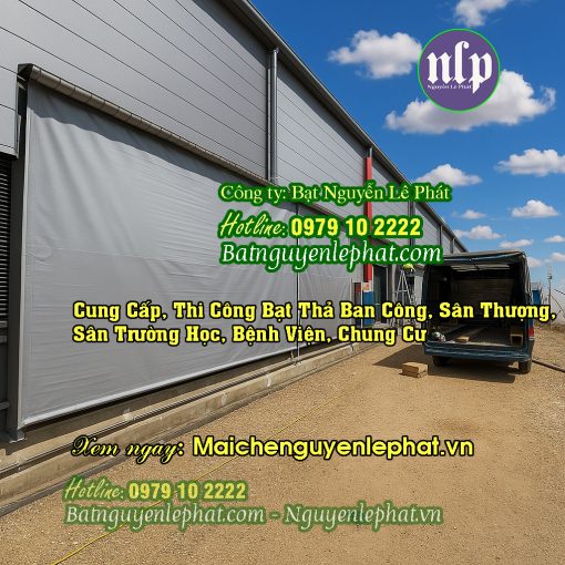 Bạt Che Nắng Mưa Giá Rẻ Quận 7 – Báo Giá Mái Thả Tự Cuốn Đẹp Rẻ Quận 7 HCM