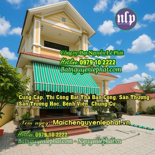 Bạt Che Nắng Mưa Giá Rẻ Quận 7 – Báo Giá Mái Thả Tự Cuốn Đẹp Rẻ Quận 7 HCM